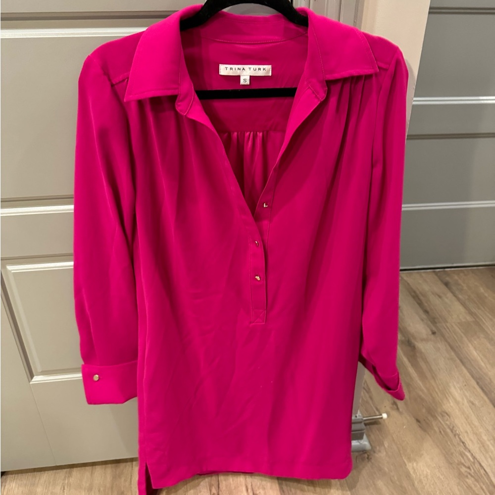 Trina Turk pink tunic dress
